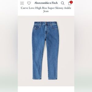 Abercrombie Jeans 24 skinny jean NWT in original bad